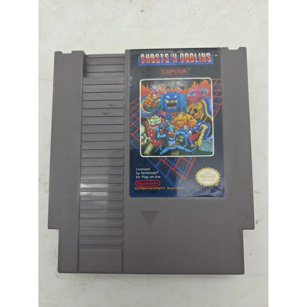 Ghosts 'N Goblins (Nintendo NES,) VG Condition, Authentic, Tested Working